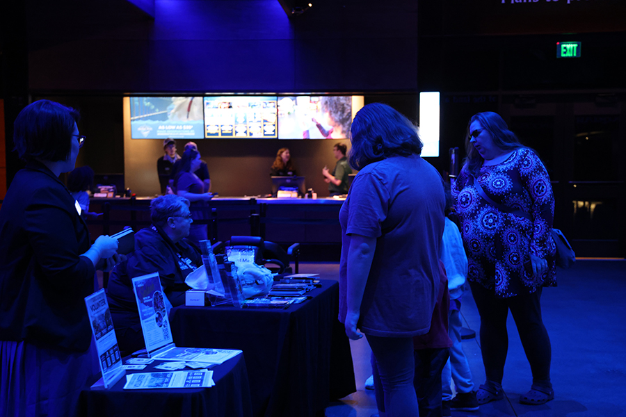 WOW Members greeted upon entry to Member Night