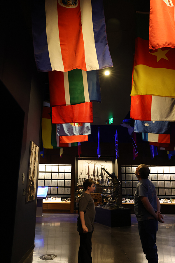 Guests in the IGFA exhibit