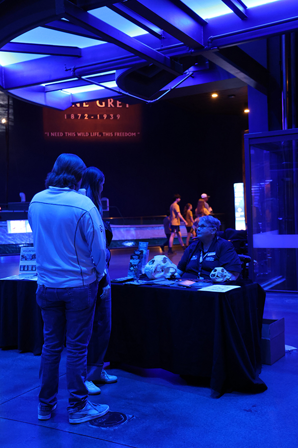 Guests entering the Member Night event