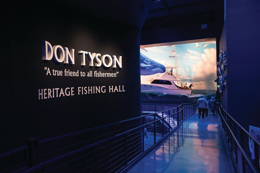 Don Tyson "A true friend to all fisherman" Heritage Fishing Hall.